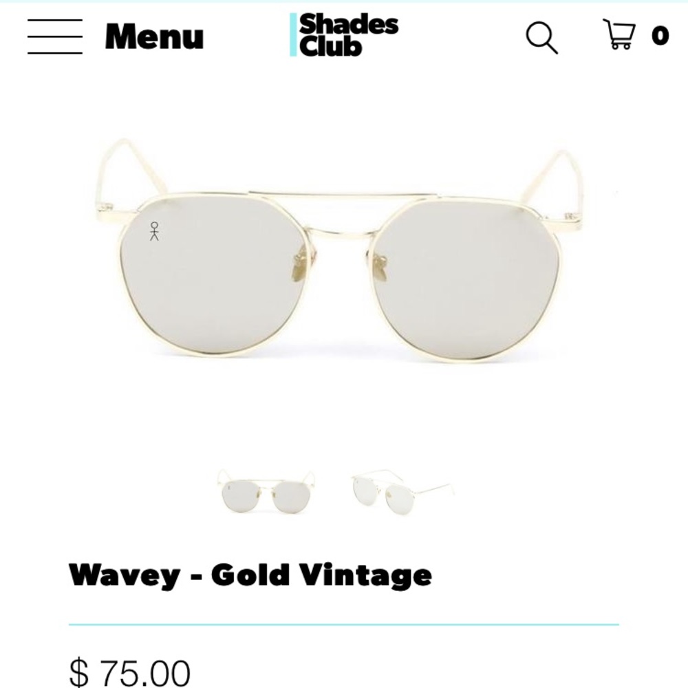 BRAND NEW Shades Club Glasses